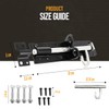 onesto Pack of 2 - Gate Bolt Lock Shed Door