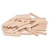 100 Pack 1/4" Wood Dowel Pins Straight Grooved Pins for