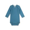 Sanetta Baby Bodysuit Long Sleeve (Double Pack) Blue | High