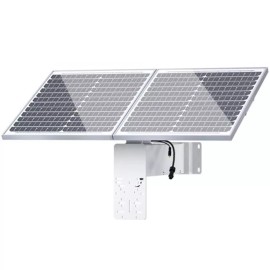 Solar Panel for Security Camera 12V 2.5A Output Rechargeable Lithium Battery 40A