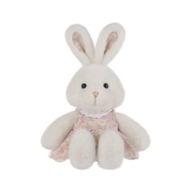 Apricot Lamb Sweet Bunny Plushies Stuffed Animals for Kids, Soft Cute Rabbit Plush Toys for Baby Girl and Boy, Fluffy Sweet Bunny White 11.5 Inches