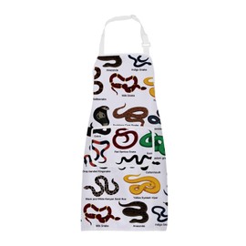 BNQL Schlange Schürzen, Schlangengeschenke für Schlangenliebhaber, Tierschlange, Kochen, Küche, Chef, Garten, Bauernhof, Schürze mit Taschen, Schlangenbesitzer, Geschenke, Schürzen, L