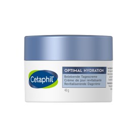 CETAPHIL Optimal Hydration Invigorating Day Cream, 48 g, Moisturises Face Skin for 48 Hours, Strengthens the Skin Barrier and Soothes, Lightweight & Non-Greasy, With Glycerine, Hyaluronic Acid & Shea
