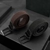 Utensilsto Pack of 2 Men's Stretch Belts, Elastic Belt, Braided
