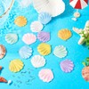 Crafans 14pcs Resin Shell Earring Pendants Glitter Shell Shape Dangle