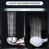 High Pressure Handheld Shower Head with ON/OFF Switch, 3 Spray