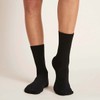 Boody Everyday Crew Socks, Black / 45-50