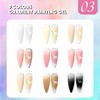IFFANSHU 9 Colors Sponge Pat Paint Gel for Drawing Striper