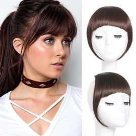 Clip in Bangs Fake Bangs Clip on Bangs for Women Suitable for Women's Daily Wear