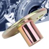 Pack of 5 Iron Plate Nuts, Flange Nut, 3 Holes,