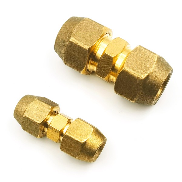 1/4" and 1/2" Copper Pipe Extension Joint Connectors, AC Pipe