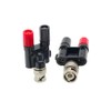 Double Banana Female to BNC Male Connector 4mm Dual Banana
