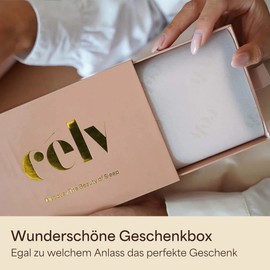 célv Luxury Silk Pillowcase / Cushion Cover with Hidden Zip / Cushion Cover Made of 100% Mulberry Silk / 1 Piece / 22 Momme / Gift Packaging Reusable (80 x 80 cm, Champagne)