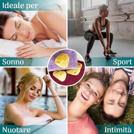 Esponja natural mediterránea para el cuerpo, no sintética (5 unidades, pequeña 4-5 cm)