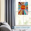 RIVER OF GOODS 14.5" Stained Glass Window Panel - Tiffany-Style