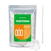 wananfu Size 000 Empty Capsules Vegetarian (1000 Count) Bundle with