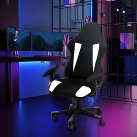 PEKJI Gaming Chair Covers, Computer Chair Slipcovers Cover Stretchable Elastic Machine Washable of Computer Video Game Office Chair Cover(A04)