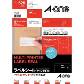 A-One 72424 Label Stickers, 24 Labels per Sheet, 22 Sheets