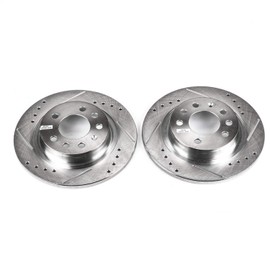 Power Stop AR82109XPR Rear Evolution Drilled & Slotted Rotor Pair