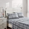 Laura Ashley - Twin Sheet Set, Cotton Flannel Bedding, Brushed