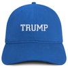 Trendy Apparel Shop Trump Varsity Font Embroidered Soft Cotton Baseball
