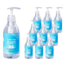 Supercare Safe Hands Hand Sanitizing Gel Pump Type, 500ml, 10 pcs / 슈퍼케어 세이프 핸즈 손소독 젤 펌프형, 500ml, 10개