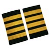 MIAO WU Professional Uniform Bars Airline Pilot Epaulets,Four Bars Captain