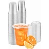 Pack of 50 Clear Plastic with Lids - Leak-proof Design