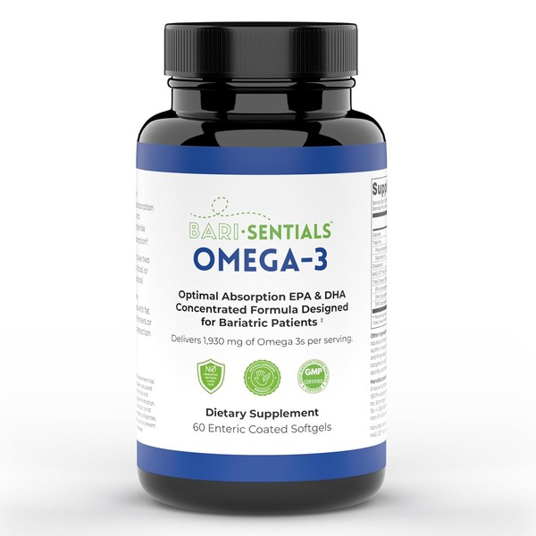 R-Kane Nutritionals- Suplemento Barisentials Omega3 1,930mg EPA y DHA Por