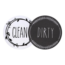 Dishwasher Magnet Clean Dirty Sign Double Sided Strong Kitchen Flip Indicator for Kitchen Organization 1Pcs