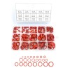 225pz/kit 15 Tamaños O-ring Sello Anillo Goma Junta Estuche