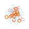 NUOBESTY 300pcs Circle Knitting Stitch Markers Set Crochet Marker Ring