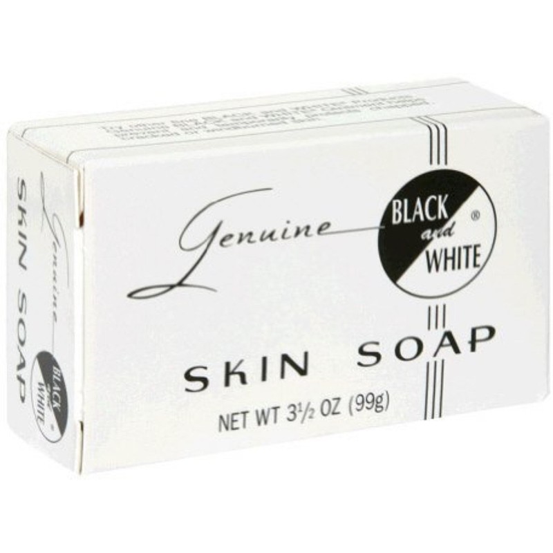 Black & White Skin Soap Bar 3.5 oz (Pack of