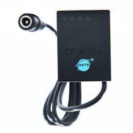 DSTE CP-W126 AC Power Adapter NP-W126 Dummy Battery Kit Compatible for NP-W126S,HS33 EXR,HS50 EXR,HS50EXR,X-A1,X-E1,X-M1,X-Pro1,X100V