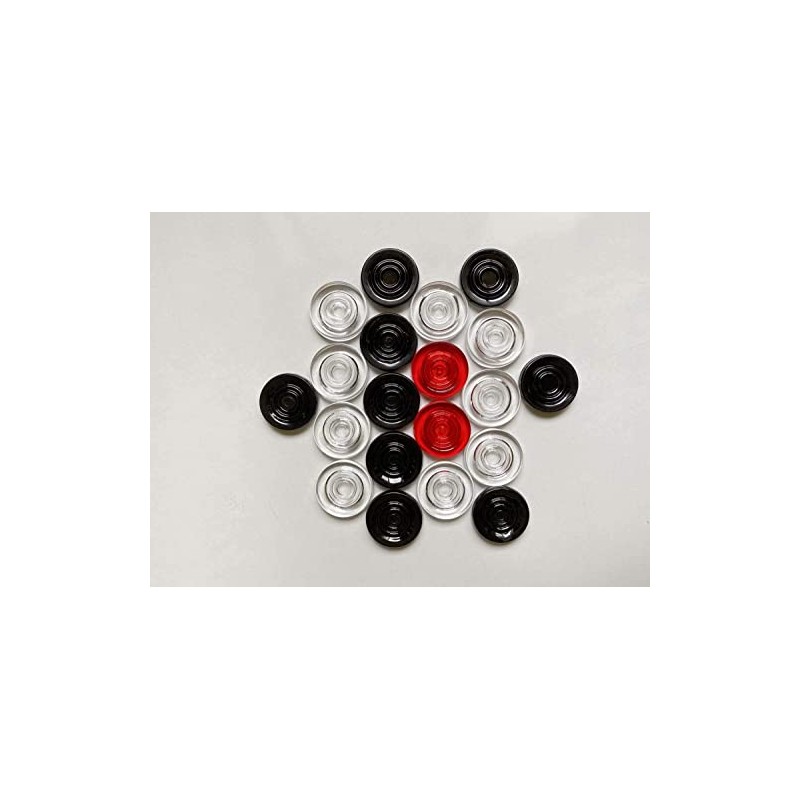 Pam Herbals Professional Carrom Board Game Crystal 8mm Coins, Set