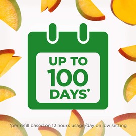 Air Wick |Island Mango|Plug In Electrical Air Freshener Refills| 19ml |Pack of 6 |Lasts up to 600 days