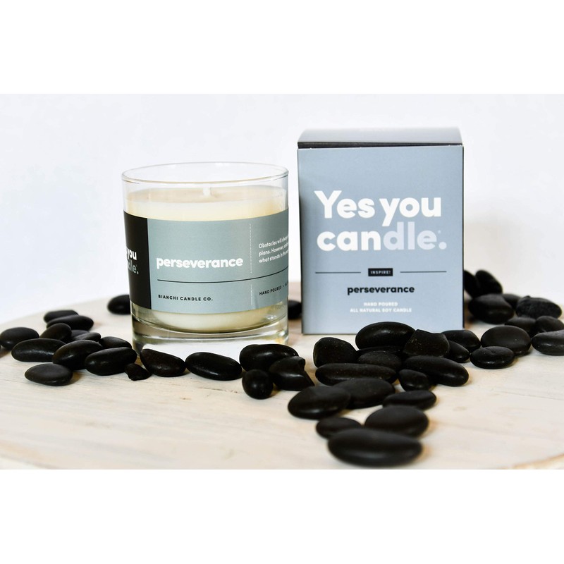 Yes You Candle - Perseverance, Teakwood & Spices, Highly-Scented, Inspirational