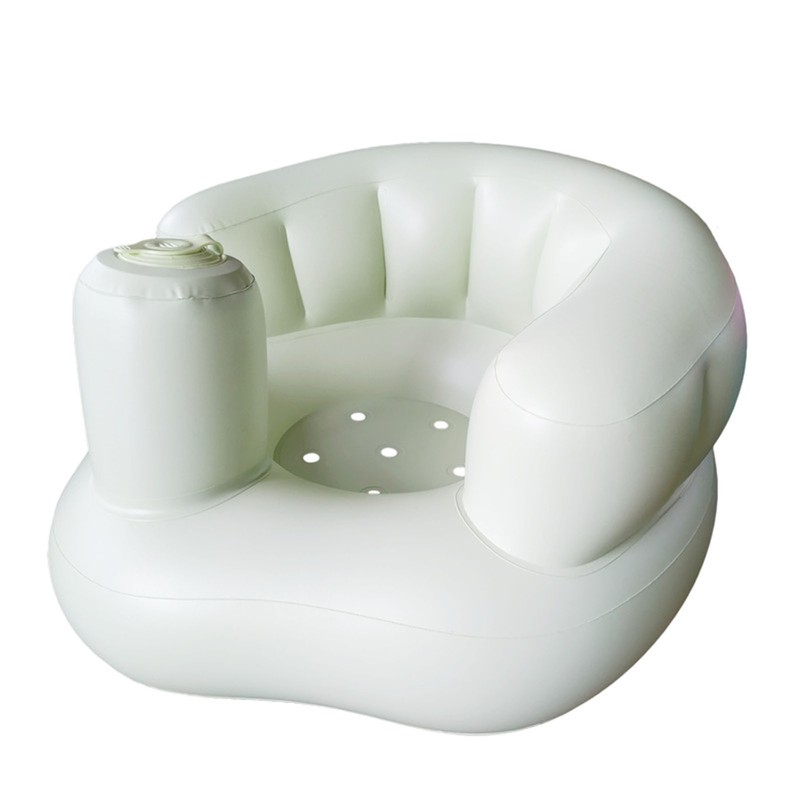 Baby Inflatable Couch PVC Cute Comfortable Portable Built in Pump
