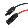Conectores Par de Rojo, 2pcs Cables de PV de Panel