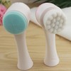 Dual-Sided Facial Cleansing Brush – Gentle Exfoliation & Deep Cleanse