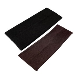 WESTEND CHOICE 9cm Wide Headbands 2 Pack Soft Head Band Plain Stretchy Unisex Kylie headband Bandeau Headbands for Women & Men Gym Yoga Hair Band (Mixed set 2)