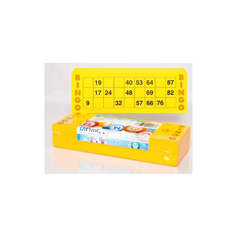 DiPrint 200 large printed Bingo cards for seniors system 15