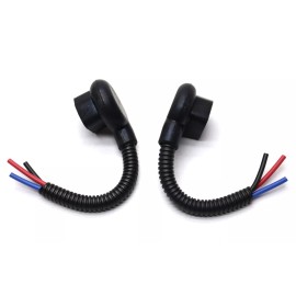 ADR NEW 90* Tight Clearance Headlight Pigtails H6054 Sealed Beam Lamp Socket Plug