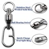 FishTrip Ball Bearing Swivel with Oval Split Rings