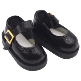 VICASKY 1Pair Miniature Doll Shoes Decorative Cloth Doll Accessories for Dolls Single Buckle Design for Encourages Imagination and Stylish Play