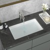 Sarlai Undermount Bathroom Sink - 21 x 13 inch Rectangular
