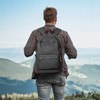 Muzee Canvas Backpack with USB Charging Port for Men Women,