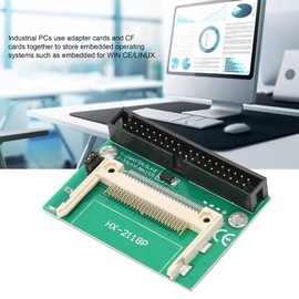ciciglow CF to IDE Adapter, 40 Pins True-IDE Mode Anti-EMI Disk Desktop Adapter Card for WIN CE/LINUX