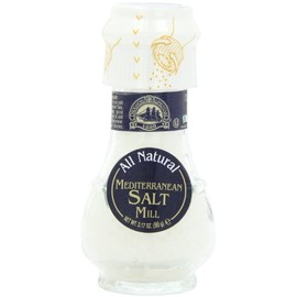 Drogheria & Alimentari All Natural Spice Grinder Mediterranean Salt, 3.17 Ounce Jars (Pack of 3)