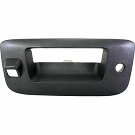 Parts N Go 2007-2013 Silverado Sierra Black Tailgate Handle Bezel with Camera Hole GM1915136 22755304